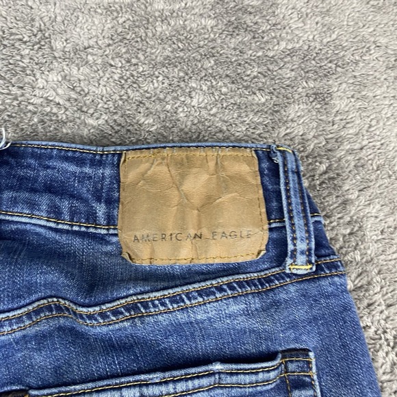 American‎ Eagle Next Level Airflex Jeans Womens 26x28* Slim Straight Distressed - Picture 15 of 16